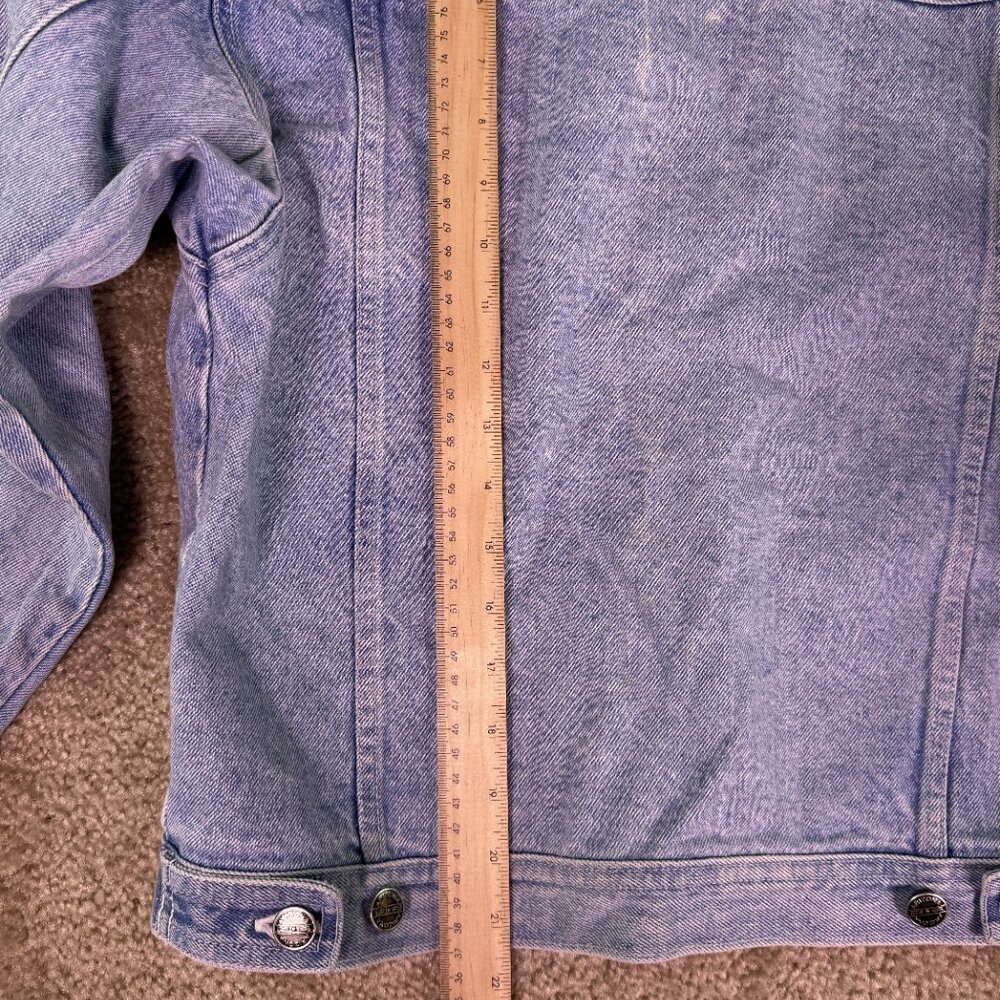 Arizona Jean Company Women's Denim Jean Jacket Size Large 14 Light Blue VTG E832 - Picture 9 of 10